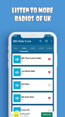 BBC Radio 5 Live android App screenshot 2